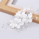 Floral Style Barrette Flower Hair Pin Bridal Clips Hair Combs Bridesmaid Tiara
