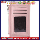 Women Fashion Multi-slot Card Case Ladies Casual PU Leather Mini Purse Wallet