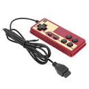 Wired 8 Bit TV Red and White Machine Game Player Handle Gampad Controller Newly