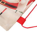 Christmas Gift Bag Non-woven Fabrics Santa Drawstring Pocket Travel Storage