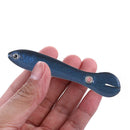 5x 10cm 6g Bionic Loach Fishing Lures Artificial Crankbait Soft Bait (Blue)