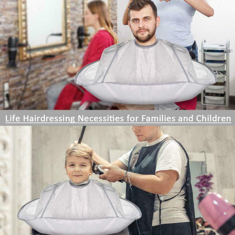 Hair Cutting Cloak Umbrella Hairdressing Cape Catcher Family Cover F8J0 R1F8