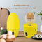 Kitchen Electric Golden Egg Maker Yolk White Mixer Egg Shaker (US Yellow)