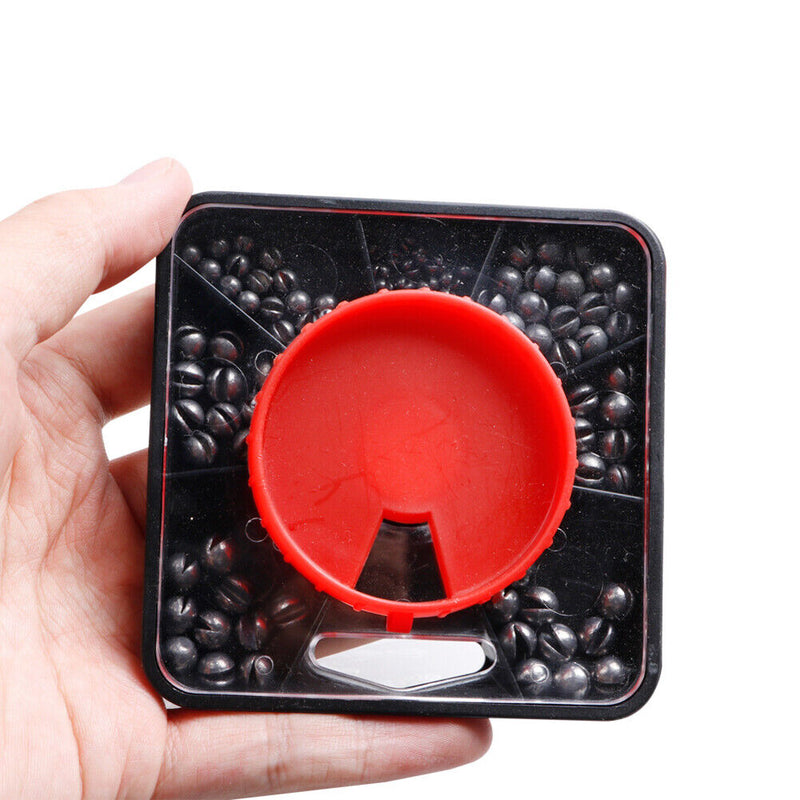 100pcs Tungsten Sinker 0.2-2g Fishing Weights Sinker Opening for Carp Bass