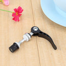 Aluminum Alloy Quick Release Bike Seat Post Clamp Seatpost Skewer Black