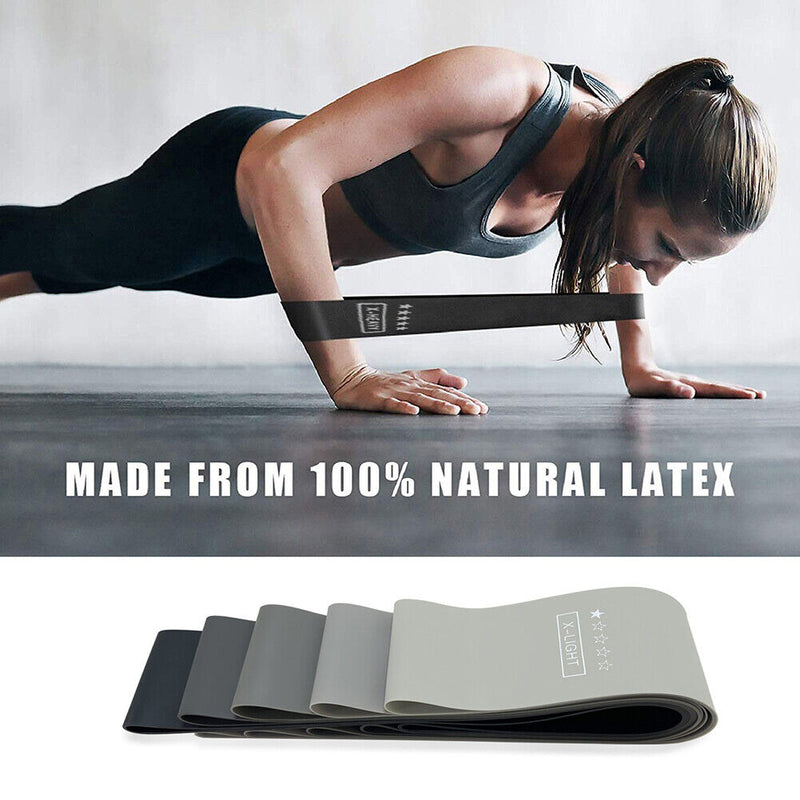 Gym Fitness Booty Band 5 Different Levels Elastic Resistance Bands Gym Equipment