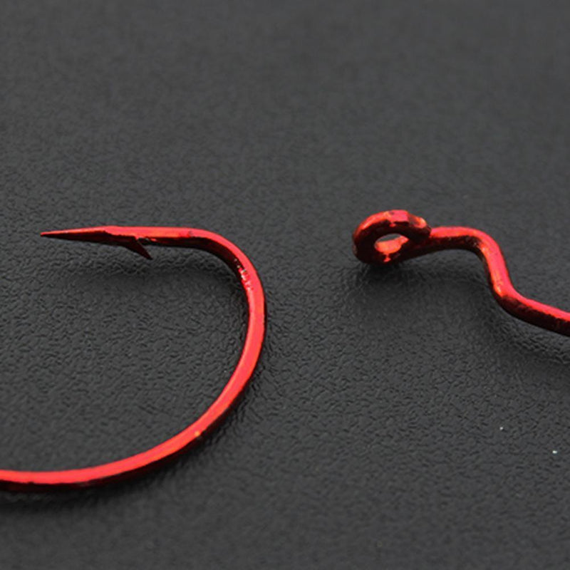 20pcs Barbed Crank Sharp Fishing Hooks Pesca for Soft Bait Tackle 2/0#