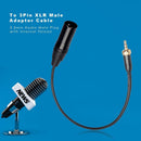 3.5mm Jack Stereo Male Plug Connector Cable to Microphone XLR Male Audio Wire