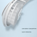 Mini Neck Fan Bladeless USB Rechargeable Neck Air Cooler (White 3000mAh)