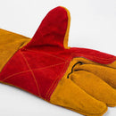 Fire Resistant Welding Gauntlets Soldering Accessory Works Gloves Welding Glove