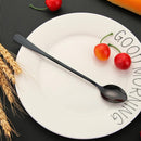 Stainless Steel Long Handle Stirring Ice Spoon Coffee Tea Spoons Home Table