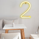 LED Neon Light Letter Sign Wedding Proposal Arrangement Decor Lamp (Two) Newly