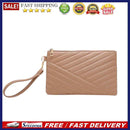 Women Fashion PU Leather Solid Color Clutch Business Female Zipper Satchel Bag