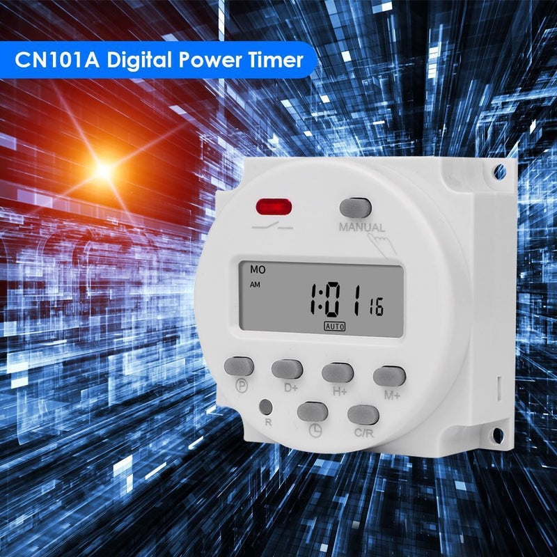 CN101A Digital Timer 7 Day Programmable Time Switch Controller Relay (12V) Newly