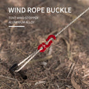 10pcs Outdoor Camping Rope Paracord Cord Rope Stopper Adjustable Fixed Buckle