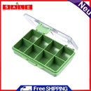 Plastic Fishing Lures Storage Box Carp Fish Hooks Bait Gear Tackle Organizer