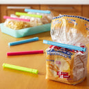 6Pcs Food Snack Seal Sealing Bag Clips Sealer Clamp Kids Kitchen Tool