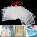 Album Decor Walls Painting Scrapbooking Embossing Template Layering Stencils