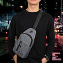 Casual Oxford Headset Chest Bag Pocket Bag Shoulder Pack Sling Backpack