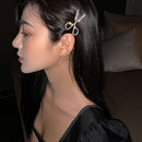 Rhinestone Scissors Hair Clip Women Barrettes Hairpin Girls Hairgrips Headwea