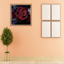 Rose 5D Diamond Painting Rhinestone Embroidery DIY Needlework Gift(Dark Red