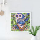 5D DIY Special Shaped Diamond Painting Owl Embroidery Mosaic Kit Home Wall De