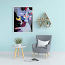 Canvas Painted Oil Paint By Numbers Aries Girl DIY Modern Bedroom Wall Art