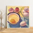 Eggs in Bowl Kit Colouring Oil Canvas Pictures DIY Hand Painted Paint By Numbers