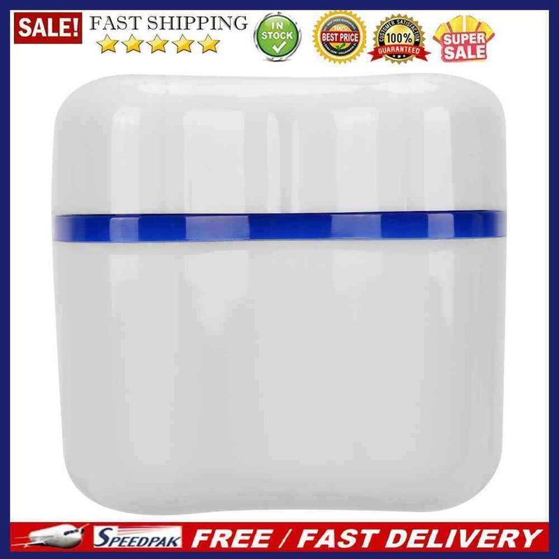 Smooth False Tooth Holder Practical Moistureproof Denture Box False Tooth C