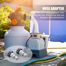 Garden Hose Conversion Adapter - Waterproof 1.25" to 1.5" Hose Connect Accessory