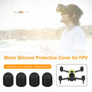 Motor Cover Silicone Motor Cap Protector for DJI FPV Accessories (Black) Newly