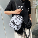 Fashion Women Animal Pattern Printing Backpack Casual Small Handbags (B)