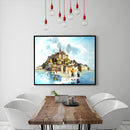 Castle Oil Paint By Numbers Kit DIY Acrylic Painting on Canvas Frameless