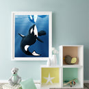 Killer Whale Oil Paint By Numbers Kit DIY Acrylic Painting on Canvas (B1471)