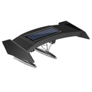 12V Mini Solar Tail Light LED Car Rear Spoiler Flashing Warning Waterproof