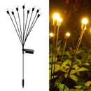 Outdoor Solar Powered LED Lights kit Landscape Garden Firefly Swaying Light Law!