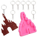 Pendant Shiny Keychain Molds Clay Mold Candy Chocolate Mold Silicone Mould