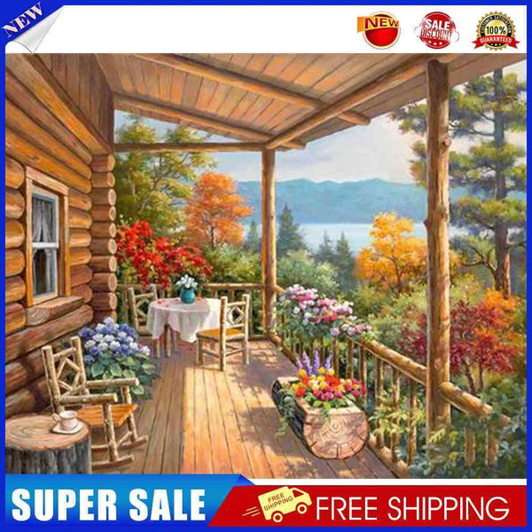 Corridor Oil Paint By Numbers Kit DIY Acrylic Painting on Canvas Frameless