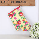 Glove Bakeware Heat Resistant Oven Mitts Microwave Oven Thickened Polyester