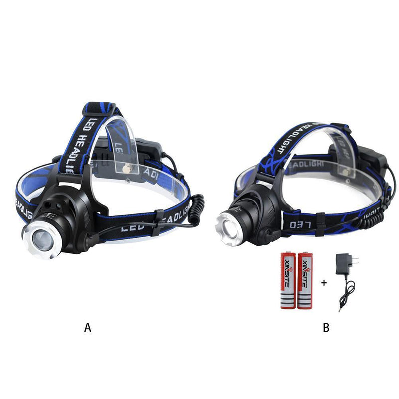 Waterproof T6 LED Headlamp Outdoor Camping Hiking Telescopic Torch (02)