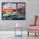 DIY Diamond Painting Sea Car Lighthouse Full Drill Rhinestone Mosaic Art Pi