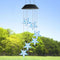 Solar Color Changing Wind Chime Lamps Star Moon Pendant Garden Light (A) Newly