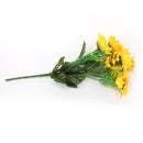 Artificial Sunflower Lifelike Silk Flower Photo Prop Bouquet Wedding Party Decor