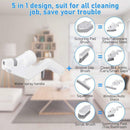 Kitchen Spray Cleaning Brush Set Long Handle With Removable Brush Dispenser