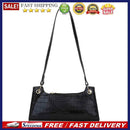 Retro Women Small Handbags Portable Solid Alligator PU Leather Shoulder Tote Bag
