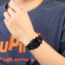 Black Led Binary Digital Watch Mens Fashion Casual Sport Watches Wrist P8O3