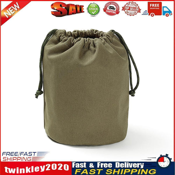 Drawstring Storage Bags Canvas Travel Outdoor Camping Sundry Makeup Pouch Newly