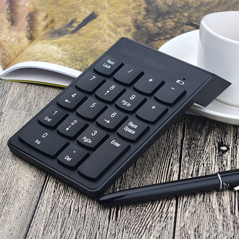 18 Keys 2.4G Wireless Numeric Keypad for Laptop Tablets Digital Keyboard Numpad