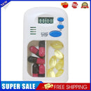 2 Grid Pill Box Alarm DIY Digital Portable Pill Organizer Timing Reminder