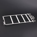 Earrings Necklace Ear Studs Jewelry Display Rack Metal Stand Holder(White)